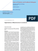 Applications of Bacteriocins in Livestock