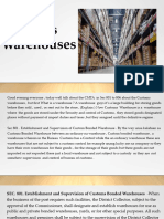 Customs Bonded Warehouses Guidelines | PDF | Warehouse | Customs