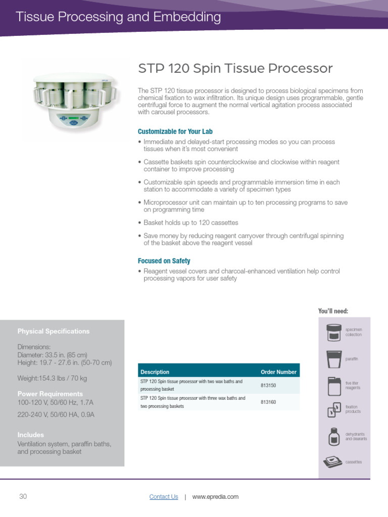 STP120 Brochure | PDF