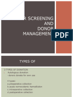 Bb106-Donor Screening and Donor Management