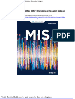 Solution Manual For Mis 10th Edition Hossein Bidgoli