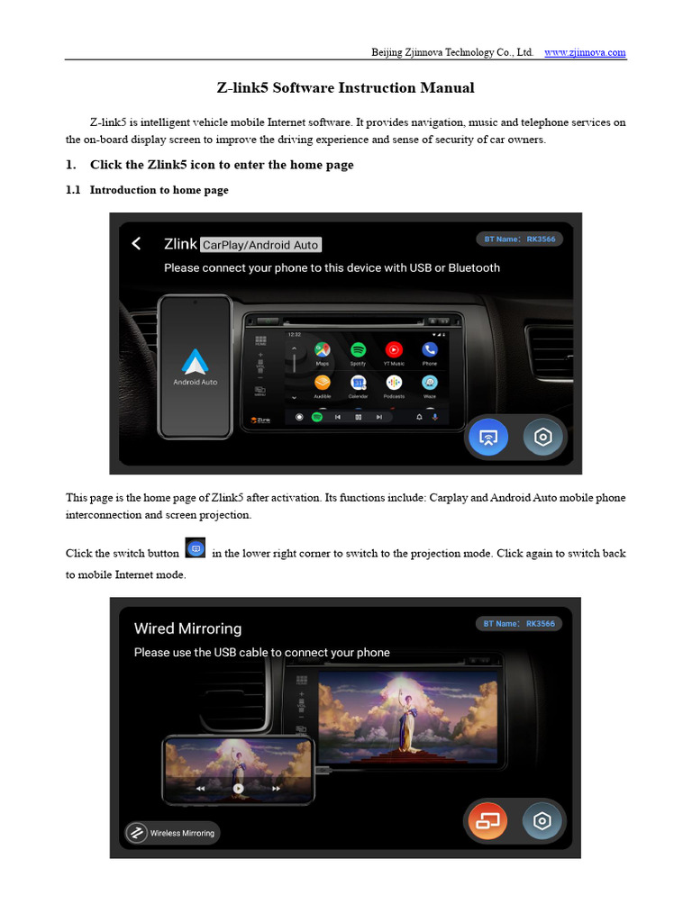 ZLink5 User Manual PDF