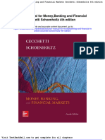 Solution Manual For Moneybanking and Financial Markets Cecchetti Schoenholtz 4th Edition