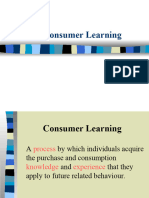 Consumer Learning