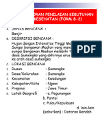 Form B-2 Penilaian Kebutuhan Cepat