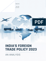 Indias Foreign Trade Policy 2023 An Analysis 1