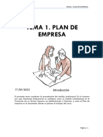 Tema 1 Plan de Empresa