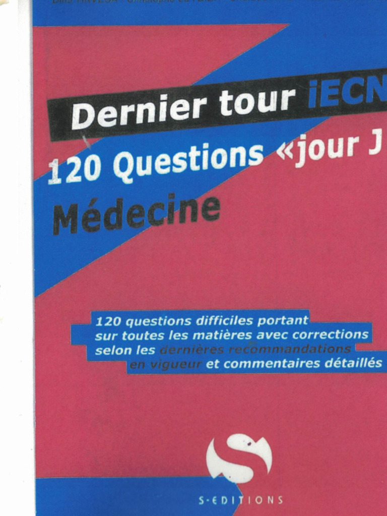 120 Questions Jour J Médecine PDF — free download