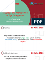 Dr. Isfyanto - Diagnosis Dan Tatalaksana Kegawatdaruratan Mata