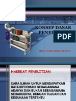 Konsep Dasar Penelitian