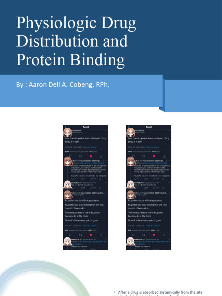 Drug Distribution and Protein Binding Insights | PDF | Capillary | Blood