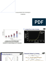 Leakage Reduction Techniques