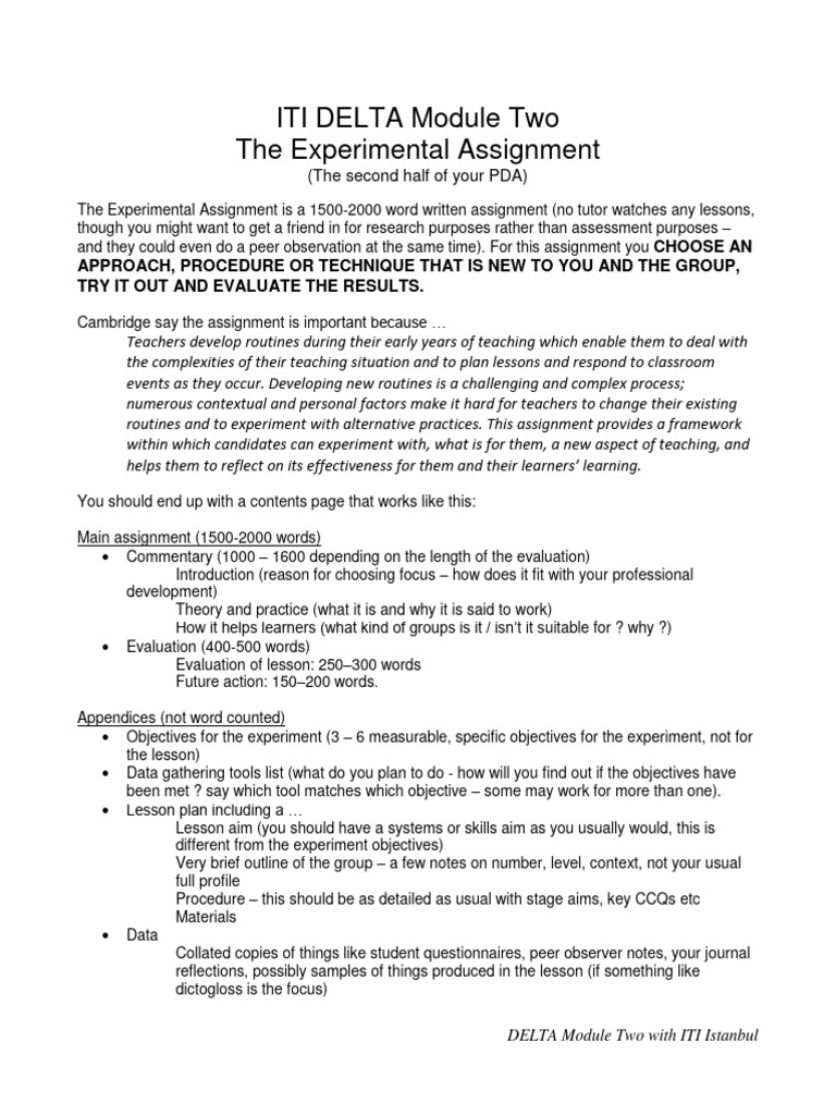 EP Guidelines PDF Learning Experiment
