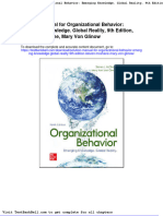 Solution Manual For Organizational Behavior Emerging Knowledge Global Reality 9th Edition Steven Mcshane Mary Von Glinow