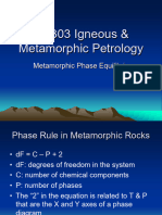 Lecture 9 (MetamorphicPhaseEquilibria)