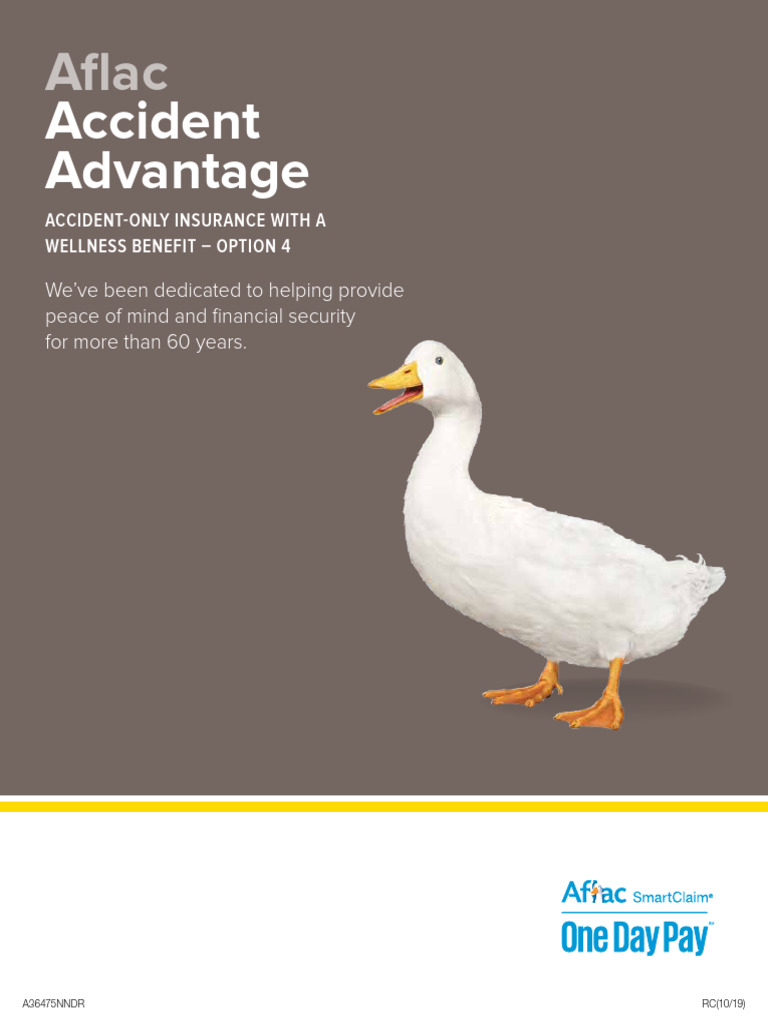 Aflac Accicent 4 A36475NNDR | Download Free PDF | Insurance | Emergency ...