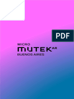 Mutek Argentina Program Full 2023