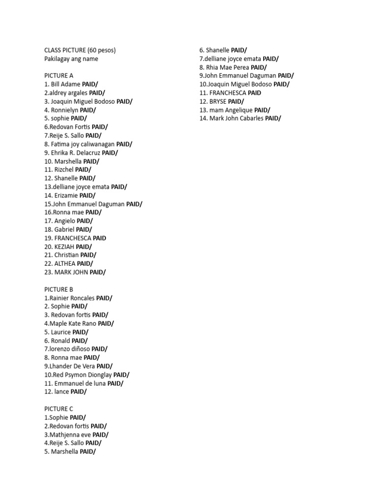Class Picture Theme Ideas