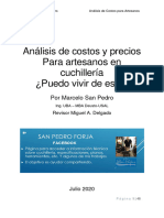 Análisis de Costos y Precios para Artesanos Cuchilleros - PDF Versión 1