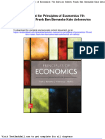 Solution Manual For Principles of Economics 7th Edition Robert Frank Ben Bernanke Kate Antonovics Ori Heffetz