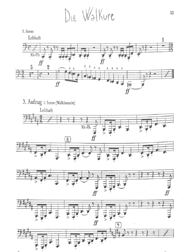 2023 Tuba Audition Excerpts PDF