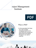Chapter 2. The Project Management Institute
