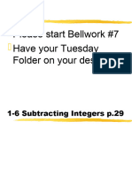 1-6 Subtracting Integers-Math 7