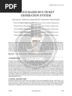 Cloud Based Bus Ticket Generation System Ijariie11508