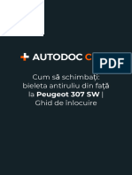 Cum Să Schimbați - Bieleta Antiruliu Din Față La Peugeot 307 SW - Ghid de Înlocuire