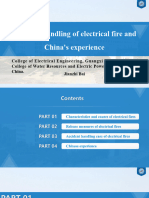 Accident Handling of Electrical Fire and China's Experience - 0602