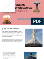Consecuencias Actividad Volcanica