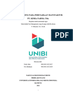 Tax Planning Pada Perusahaan Manufaktur.