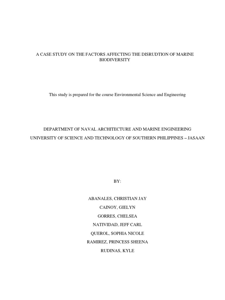 Final Case Study | PDF | Overfishing | Seafood