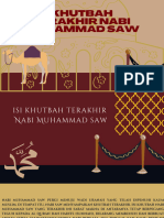 Khutbah Terakhir Nabi Muhammad Saw