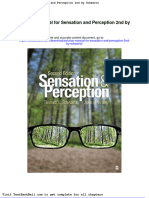 Solution Manual For Sensation and Perception 2nd by Schwartz