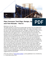 Pipe Conveyor Test Rigs Design Application and Test Results Part A