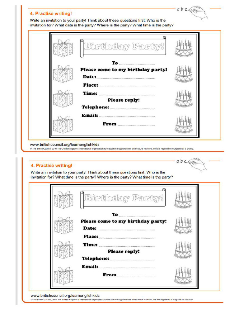 Birthday Party | PDF