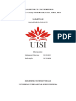 Tugas Service Strategy Portfolio Dosen Pengampu: Grandys Frieska Prassida, S.Kom., M.Kom., PH.D