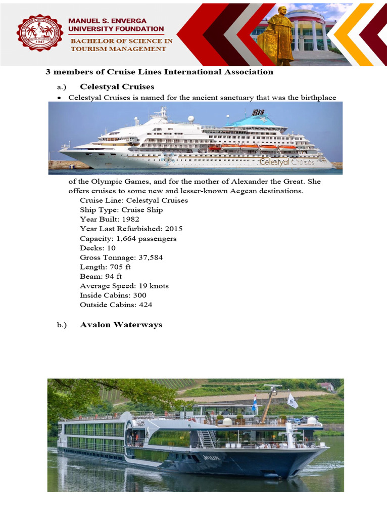 3 Members of Cruise Lines International Association PDF Cruise Ship