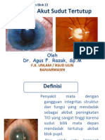 Blok 22 2018 Glaukoma SDT Tertutup Kuliah Gawat Darurat DR Agus
