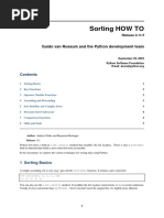 Howto Sorting