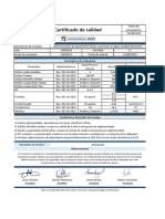Certificado de Calidad-Quimica Industrial