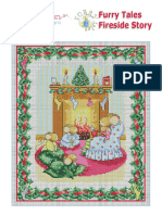 Furry Tales Fireside Story Cross Stitch Pattern