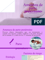 Amenaza de Parto Pretérmino