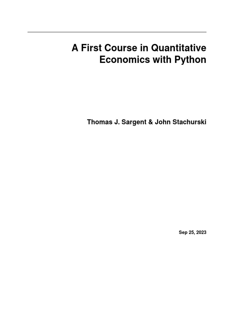 Quantecon python intro pdf eigenvalues and eigenvectors markov chain