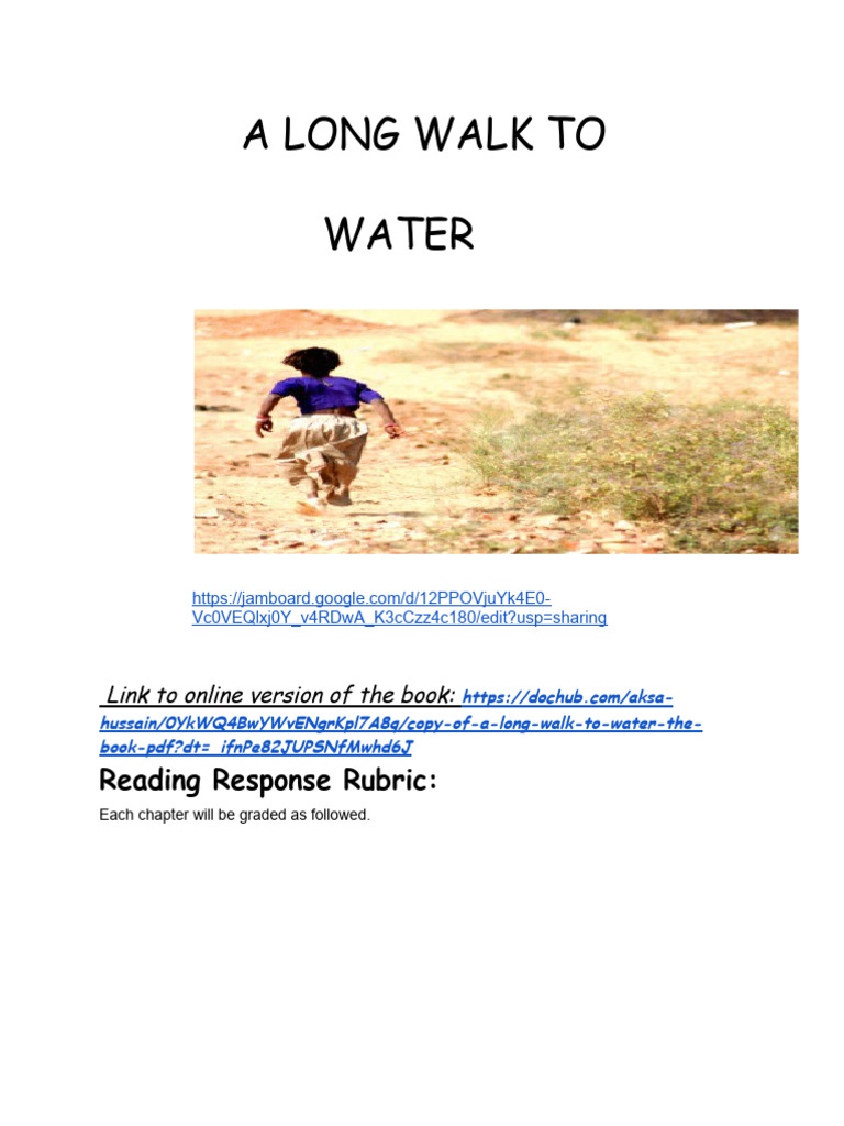 A Long Walk To Water Quote