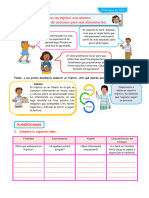 D3 A1 FICHA Elaboramos Un Tríptico Con Nuestra Propuesta de Acciones para Una Alimentación Saludable.