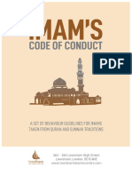 Lewisham Islamic Centre - Imam Code of Conduct