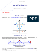 Even and Odd Functions CHPT 2