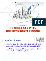 Chương 2 - Kỹ Thuật Đàm Phán